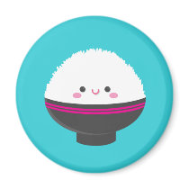 Kawaii Bowl of Rice Magnet