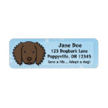 Kawaii Boykin Spaniel Custom Return Address Labels