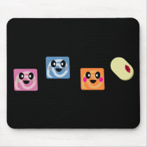 kawaii bubble bars mousepads