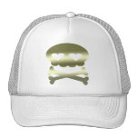 Kawaii Bubble Skull Gold hats