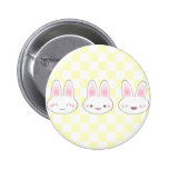 KAWAII BUNNY TRIO buttons