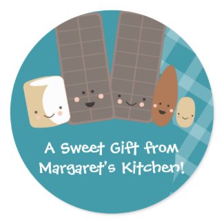 kawaii candy making marshmallows baking gift st... sticker
