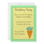 Kawaii Carrot Birthday Party Invitations