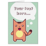 Kawaii cat cards