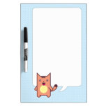 Kawaii cat dry erase board