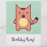Kawaii cat flyer