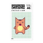 Kawaii cat postage stamps