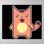 Kawaii cat print