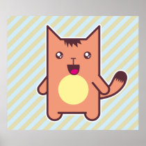 Kawaii cat print