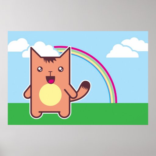 Kawaii cat posters