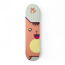 Kawaii cat custom skate board