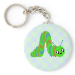 KAWAII CATERPILLAR FUZZY FRIEND keychains