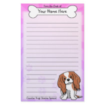 Kawaii Cavalier King Charles Spaniel Stationery