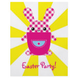 Kawaii checkered rabbit flyers