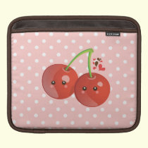 Kawaii Cherries ipad sleeves