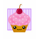 Kawaii Cherry Cupcake Apparel t-shirts