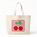 Kawaii Cherry Tote Bag