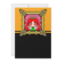 Kawaii Chibi Tomato Fairy Custom Invites