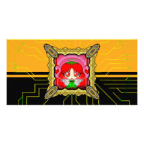 Kawaii Chibi Tomato Fairy Photo Card