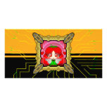 Kawaii Chibi Tomato Fairy Photo Card