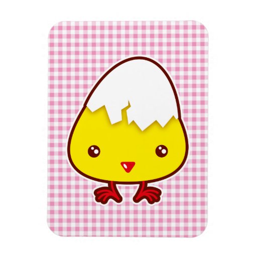 Kawaii chick magnet