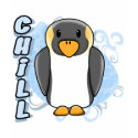 Kawaii Chill Penguin Child's T-Shirt shirt