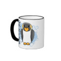 Kawaii Chill Penguin Mug by ZoologicallyInclined Kawaii Chill Penguin Mug