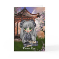 Kawaii China Doll Card