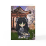 Kawaii China Doll Card