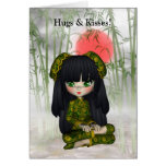 Kawaii China Doll Card
