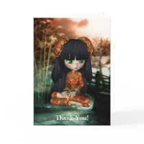 Kawaii China Doll Card