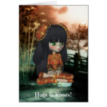 Kawaii China Doll Card