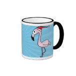 Kawaii Christmas Flamingo Mug