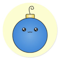 Kawaii Christmas Ornament Holiday ... - Customized stickers by mariannegilliand Kawaii Christmas Ornament Holiday ... - Customized stickers