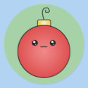 Kawaii Christmas Ornament Holiday Stickers