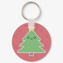 Kawaii Christmas Tree Keychain by mariannegilliand Kawaii Christmas Tree Keychain