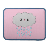 Kawaii Cloud Let It Rain! Macbook Pro sleeve