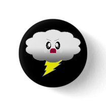 KAWAII CLOUD LIGHTNING THUNDER STORM buttons by kawaiifiveo KAWAII CLOUD LIGHTNING THUNDER STORM buttons
