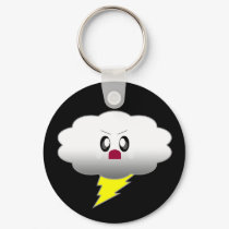 KAWAII CLOUD LIGHTNING THUNDER STORM keychains by kawaiifiveo KAWAII CLOUD LIGHTNING THUNDER STORM keychains