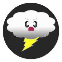 KAWAII CLOUD LIGHTNING THUNDER STORM stickers