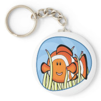 Kawaii Clownfish Keychain