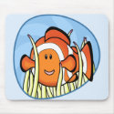 Kawaii Clownfish Mousepad by MenagerieMayhem Kawaii Clownfish Mousepad
