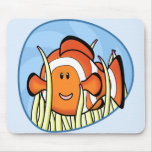 Kawaii Clownfish Mousepad