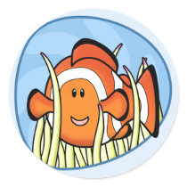 Kawaii Clownfish Stickers