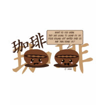 Kawaii Coffee Beans t-shirts by MendiSue Kawaii Coffee Beans t-shirts