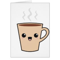 Kawaii Coffee Monster Cards