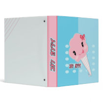 Kawaii Cotton Candy Binder binders