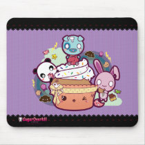 Kawaii Cupcake Attacked! Mouse Pads