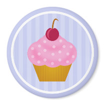 Kawaii Cupcake Cherry Magnet