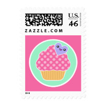 Kawaii Cupcake Custom Postage postage by megakawaii Kawaii Cupcake Custom Postage postage